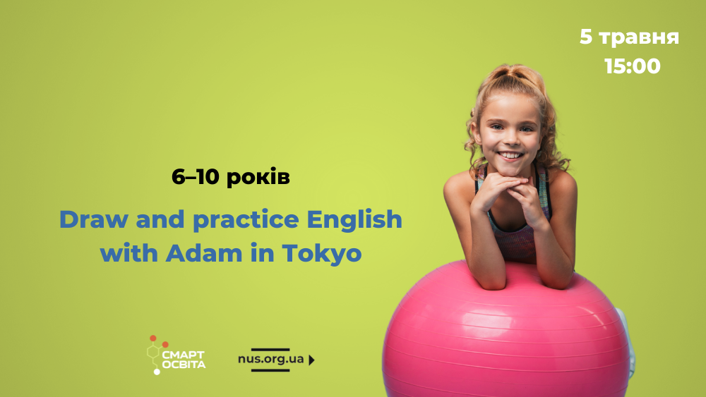 Draw and practice English with Adam in Tokyo