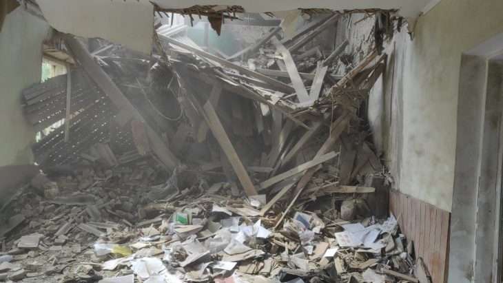 У військовій адміністрації Сумщини показали фото зруйнованої школи